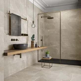 Marmor Gulvflis <strong>Regent</strong>  Gråbeige Matt 60x60 cm